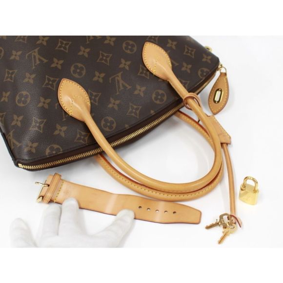 Louis Vuitton Lockit Monogram Leather Brown PM Handbag - Picture 5 of 7